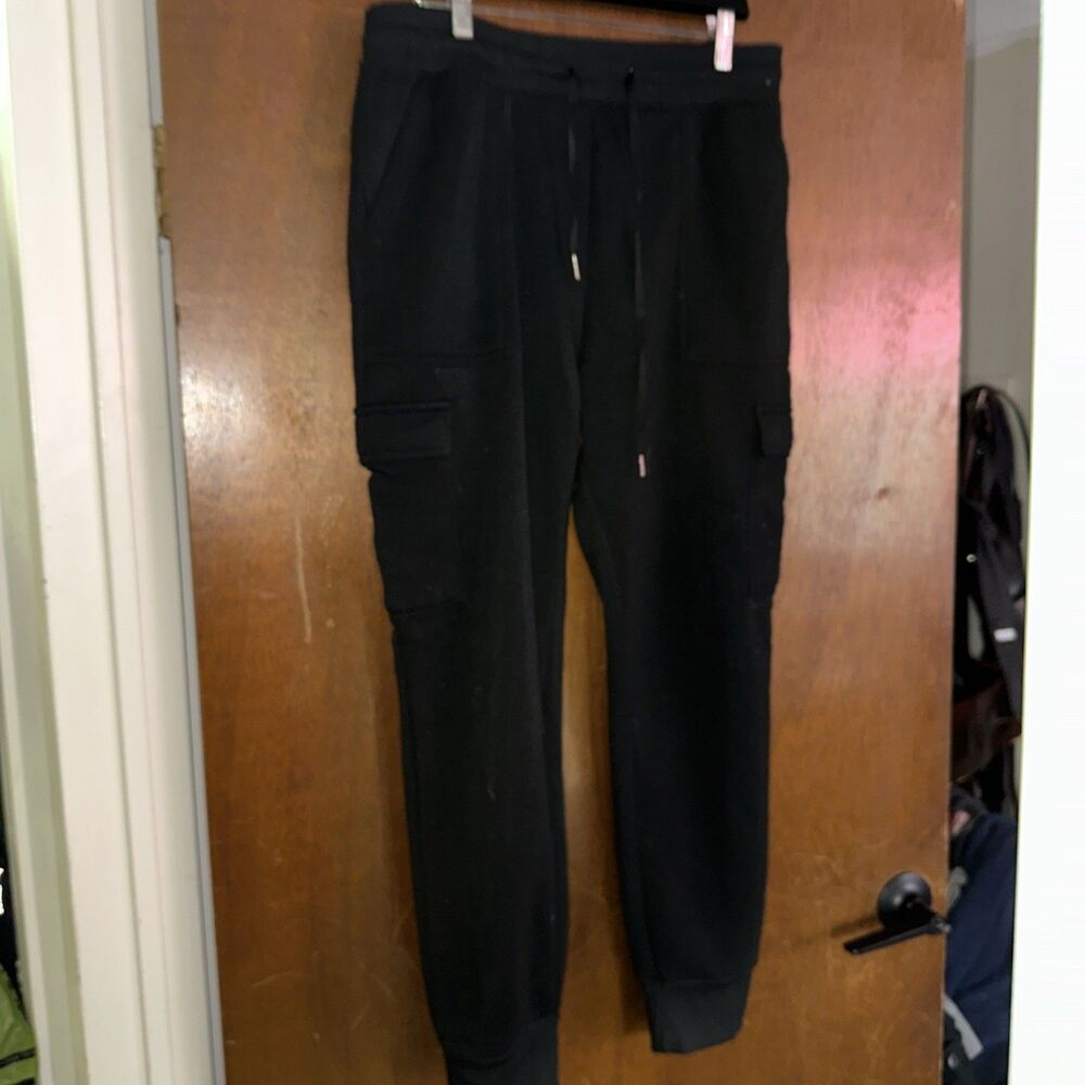 Thlextics Cargo Pocket Jogger Pants XL Black